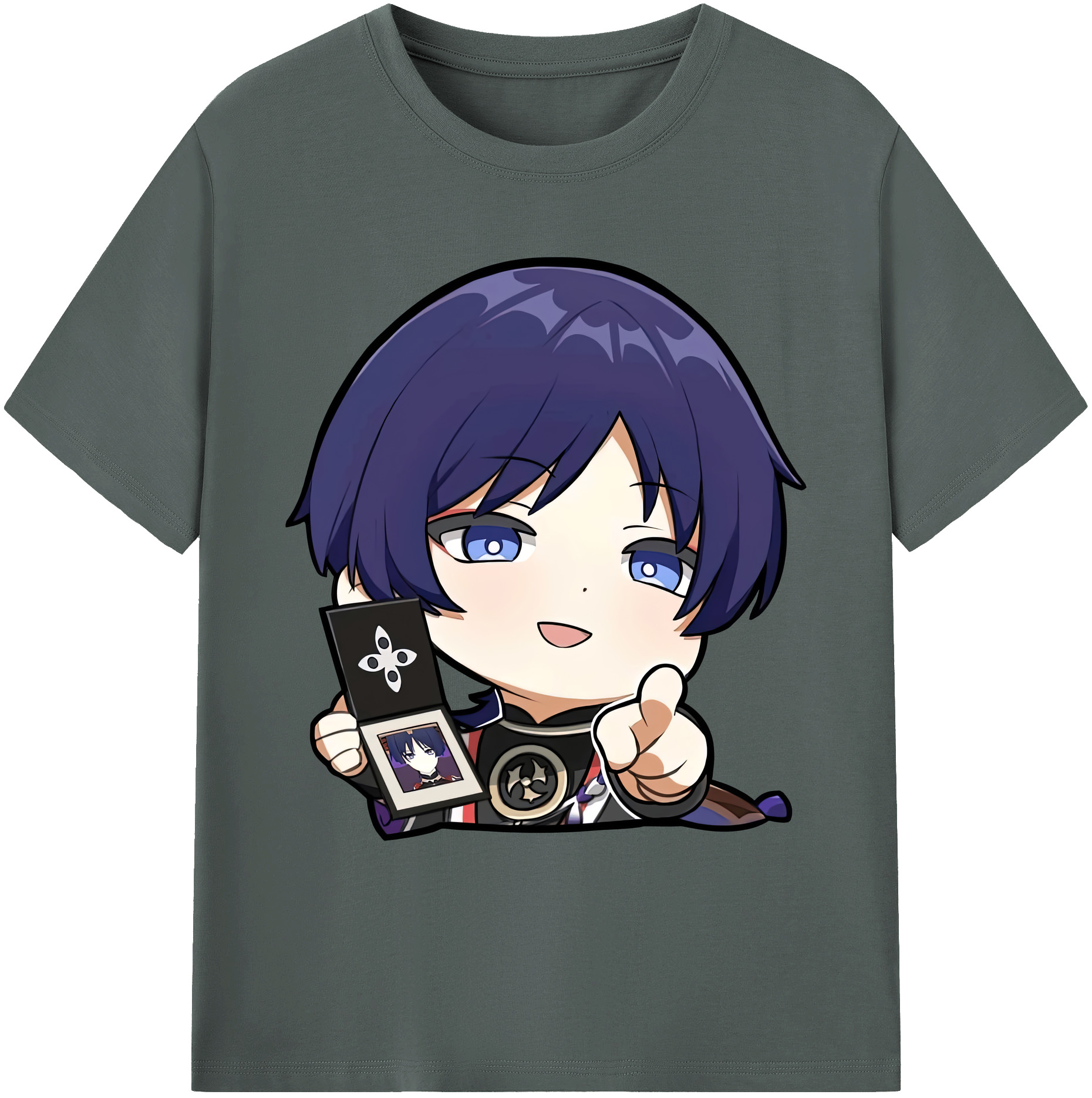 げんし神 さんペい genshin Sanpei 綿100％ メンズ半袖Tシャツ｜肌触りやわらか＆通気性